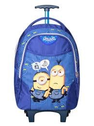 תיק גן על גלגלים קל גב- מיניונים