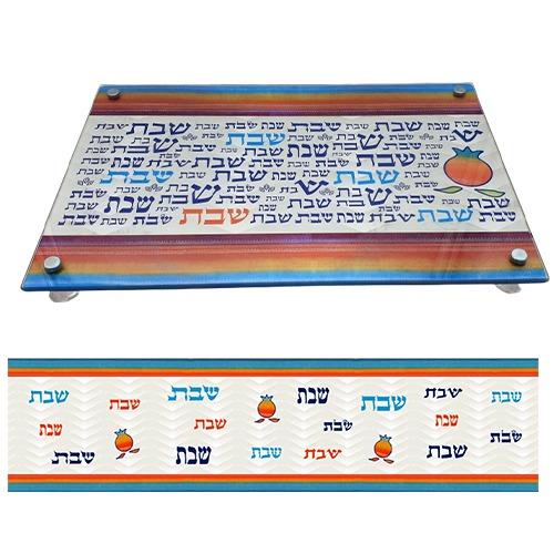 סט קרש חלות וראנר דגם שבת