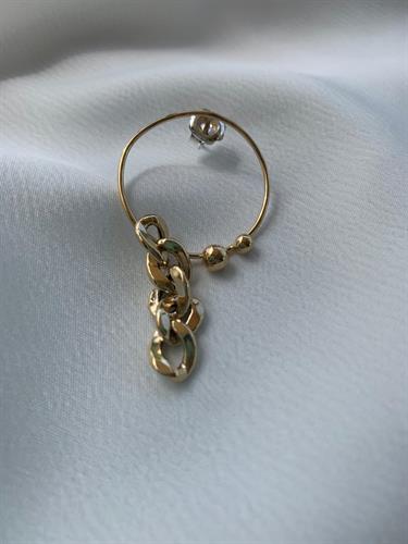 עגיל חישוק גורמט יחיד