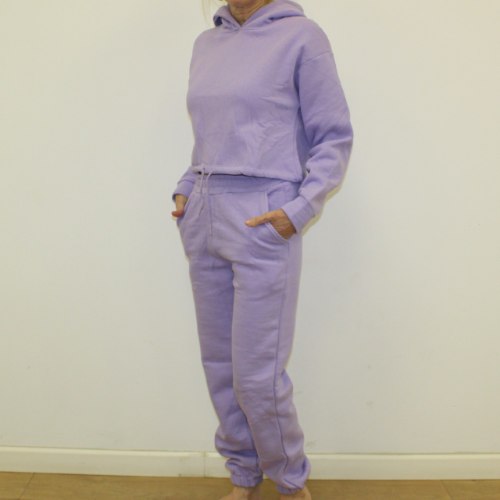 חליפת פוטר קפוצ'ון נשים סגול