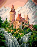 צביעה לפי מספרים - טירה עתיקה