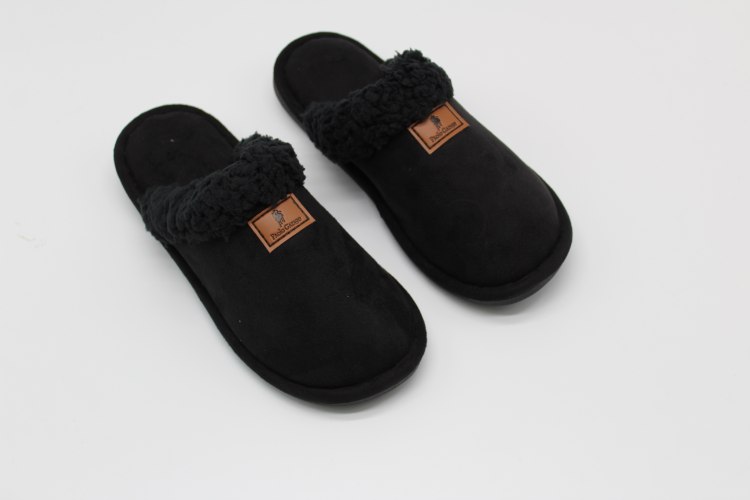 נעלי בית חורפיות נוער שחור