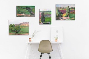 המרעה- הדפס ציור על קנבס