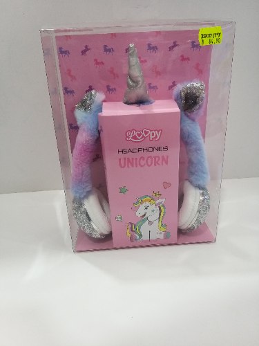 אוזניות חד קרן עם פרווה