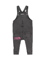 אוברול פאטצ'ים FILA אפור ג'ינס  6M-2