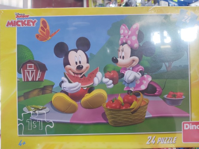 פאזל 24 חלקים מיקי ומיני פיקניק
