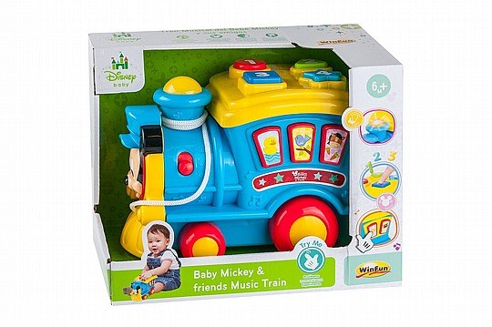 רכבת מוסיקלית דיסני מיקי-winfun