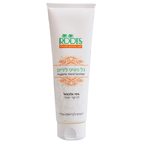 -- אלכוג'ל - ג'ל היגייני לידיים בתוספת ויטמין E, אלוורה וקמומיל -- 125 מל