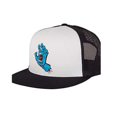 Santa Cruz Men's Screaming Hand Front Mesh High Profile Trucker Adjustable Hats