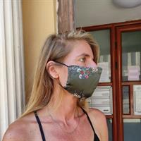 מסכת סאטן משי יפני - OLIVE