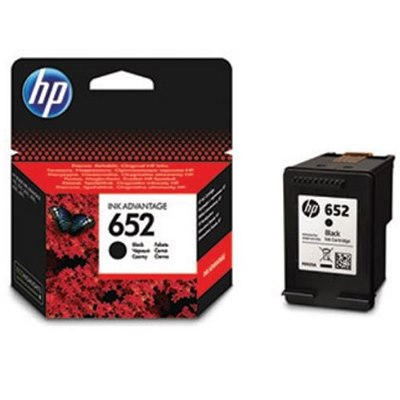 ראש דיו שחור מקורי HP 652 F6V25AE