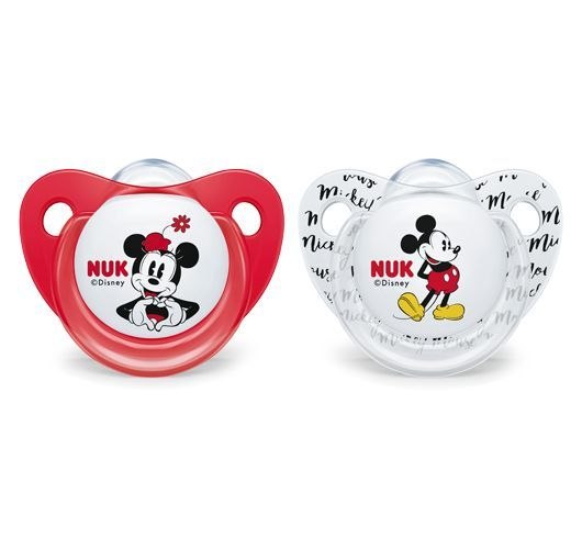 נוק זוג מוצצי סיליקון דיסני 6-18 חודשים