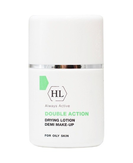 Подсушивающий точечный лосьон с мейкапом - Holy Land Double Action Drying Lotion Demi Make-Up