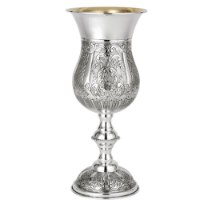 גביע אליהו כסף טהור דגם רחבעם מדלן