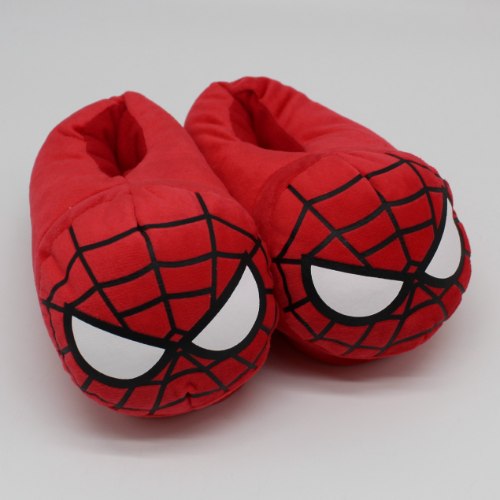 נעלי בית ילדים תלת מיימד ספיידרמן אדום חלק