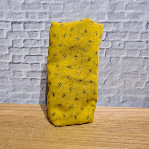 צעיף איטלקי חרדל  וטיפות קטנות