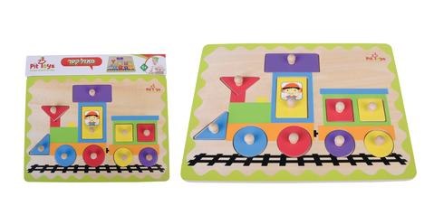 פאזל עץ רכבת הקטר