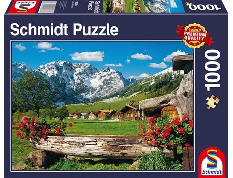 פאזל 1000 חלקים-נוף הררי יפה