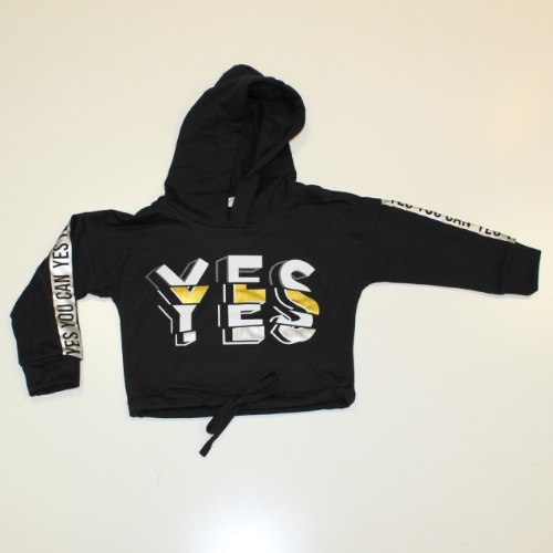 קפוצ'ון פוטר ילדות YES שחור