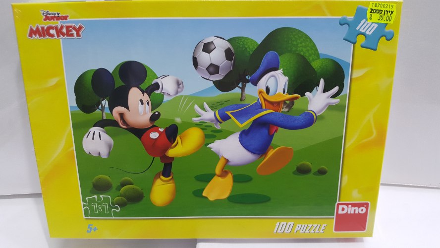 פאזל מיקי ודונלד 100 חלקים