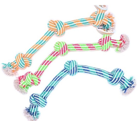 חבל דנטלי בינוני 3 קשרים צבעוני