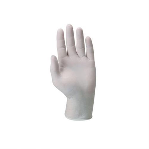 כפפות חד פעמיות לטקס בלי אבקה 100 יחידות - לבן