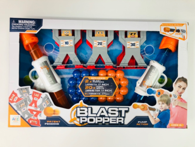 סט רובי כדורים גדולים עם מטרות