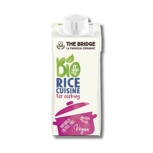 שמנת אורז אורגנית 200 מ“ל – The Bridge