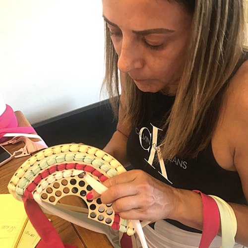 ערכה לסריגת קשת בענן להכנה עצמית של מתלה קשת גדול