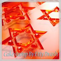 תבנית מגני דוד - סט אחד - ליצירה בשוקולד ובצק סוכר