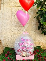 דובי פרווה - בשילוב שוקולד ובלון הפתעה