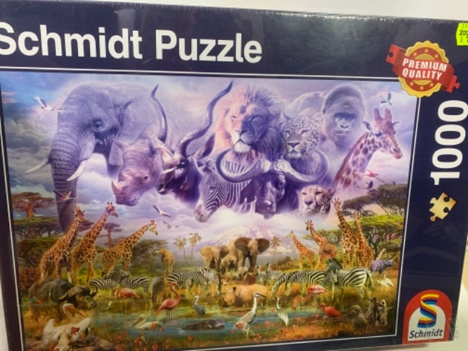 פאזל חיות צבעוני