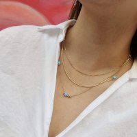 שרשרת זהב לאישה ללא תליון|שרשרת עדינה