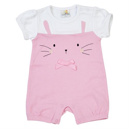 אוברול שפן ורוד בייבי