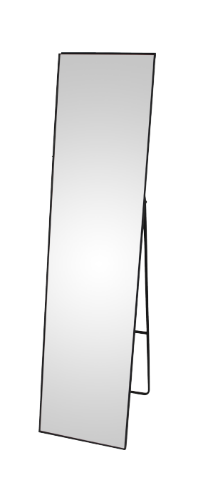 מראה עומדת עם מסגרת מתכת