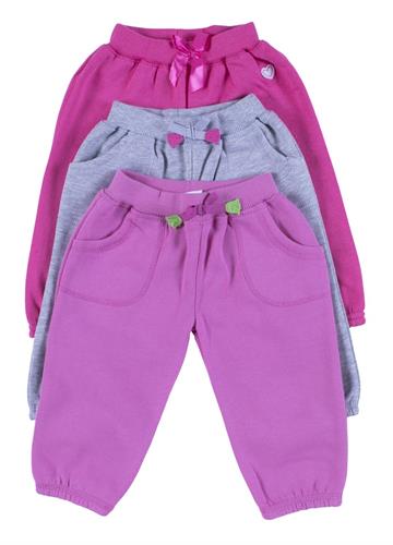 עותק של שלישיית מכנסי פוטר ורוד פוקסיה-אפור-ורוד