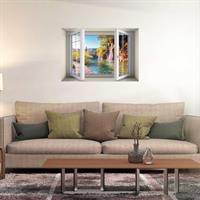 חלון בנישה המפלים השוצפים