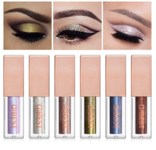 סט צלליות נצנצנים - 6 גוונים