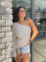 טישרט כתף אחת סלאב