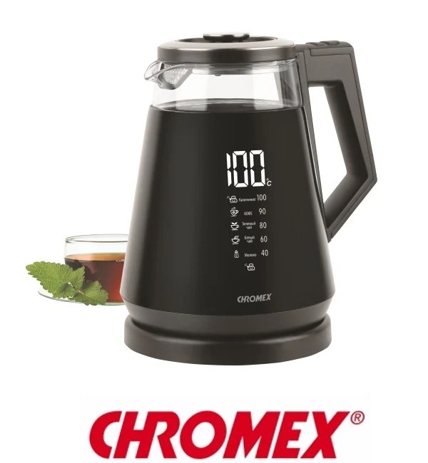 CHROMEX קומקום חשמלי נשלף עם צג דיגיטלי דגם CH770