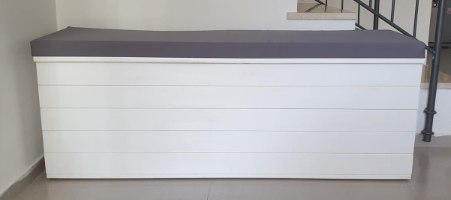 ארגז אחסון עץ מלא 150 ס"מ