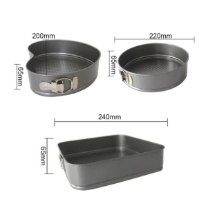 תבנית עוגה - סט הכולל 3 יחידות בצורות שונות