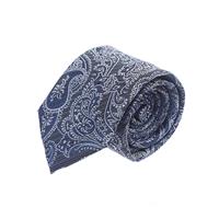 עניבה פייזלי כחול אפור