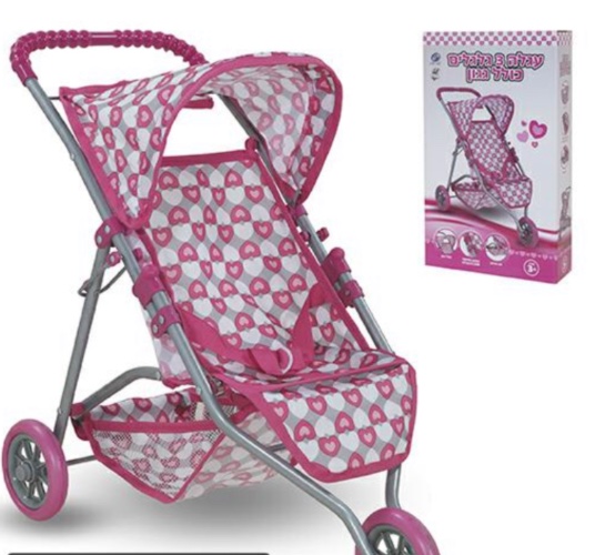 עגלת טיולון 3 גלגלים