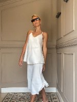 חצאית SLIM - לבנה