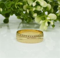 טבעת נישואין מעוצבת  - דגם M560