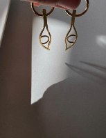 עגילי קליאו זהב