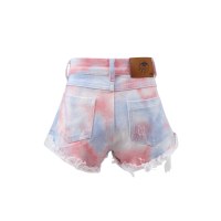 שורט ג'ינס VIEW טאי דאי ורוד תכלת 2-16