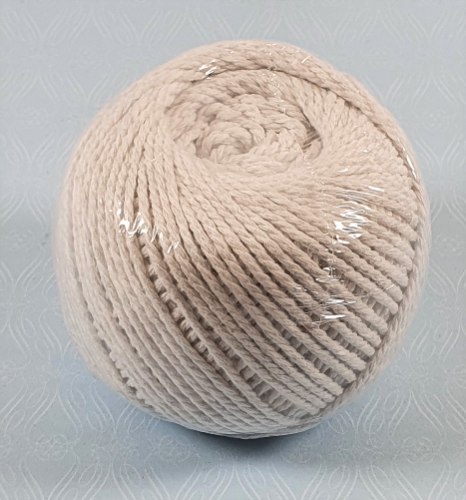 חוט כותנה סטרינג טיבעי - 3 מ"מ 100 גר'