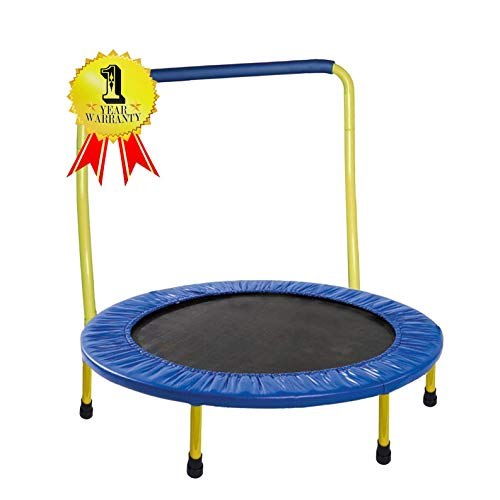 טרמפולינה מתקפלת 36 אינץ' עם מעקה אחיזה